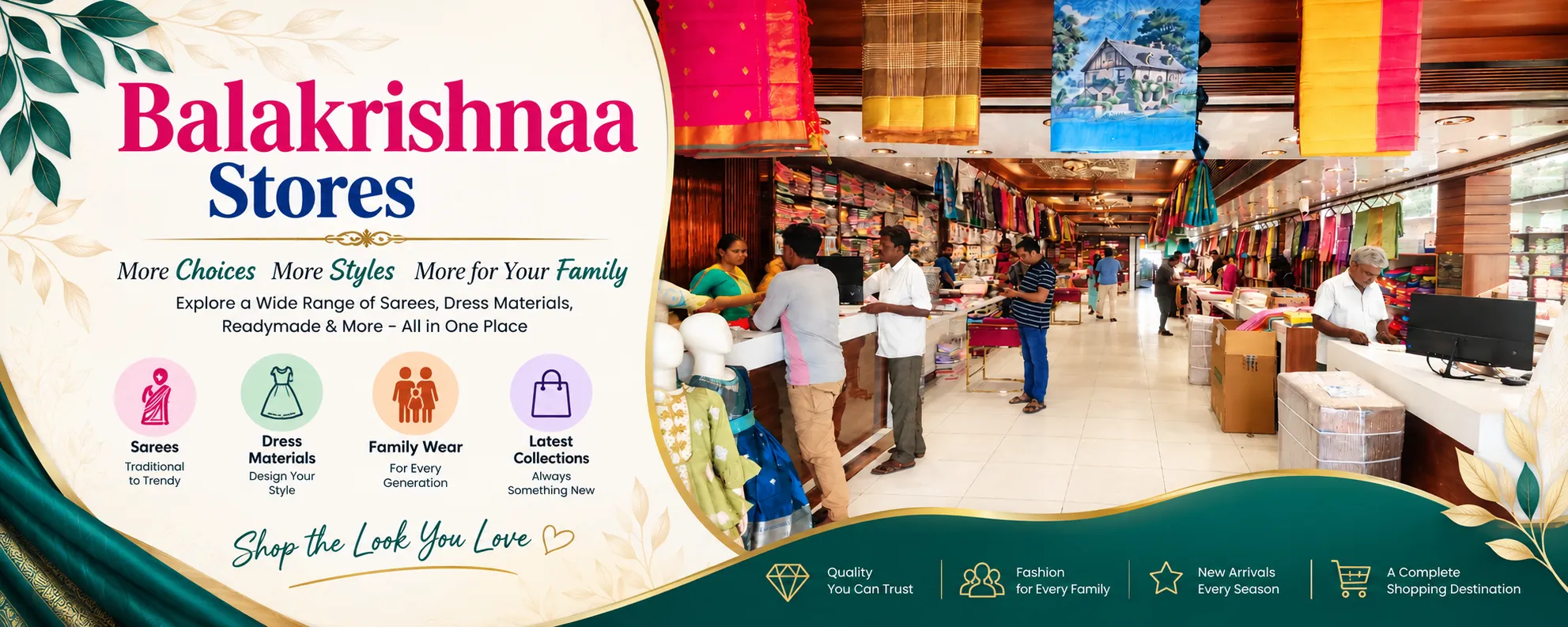 Balakrishnaa Stores Nx - More Choices More Styles More for Your Family